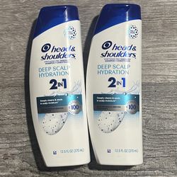 Head & Shoulders Deep Scalp Hydration 2 in 1 $4 Each 
