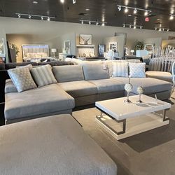 Grey 4PC Sectional