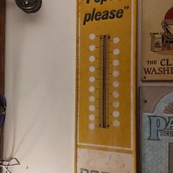 Vintage Pepsi Thermosign