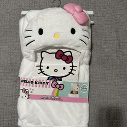 Hello Kitty Child Hooded Blanket