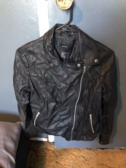Forever 21 girls faux leather jacket
