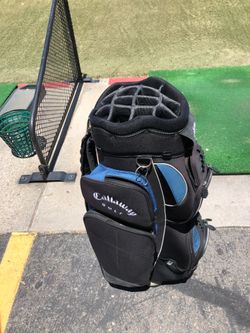 Callaway deluxe 14 way cart golf bag lots of pockets