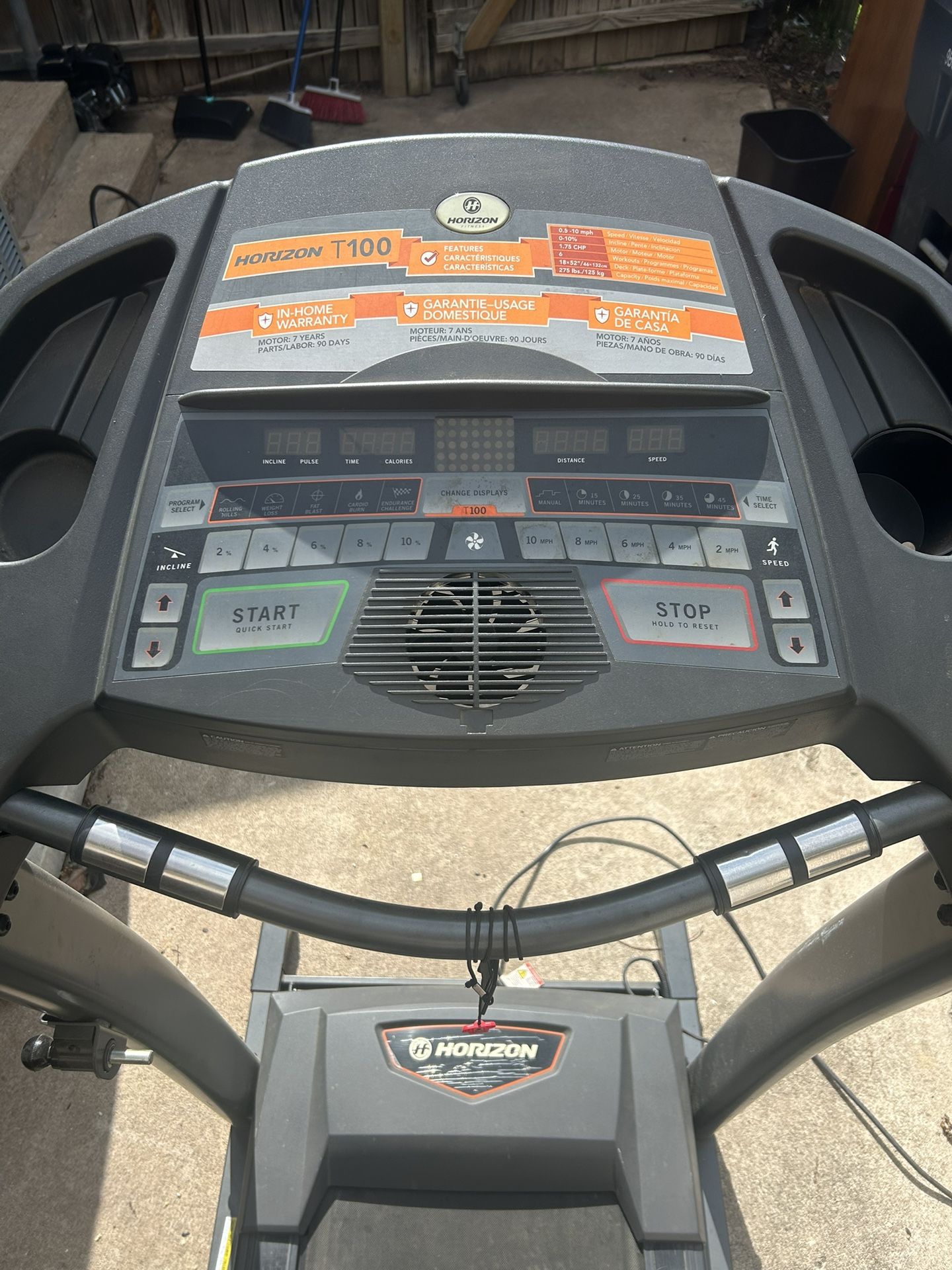 Treadmill Horizon T100