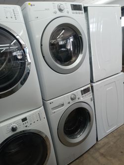 LG stackable front load washer and dryer set - Free delivery