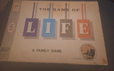 1960 Orginal Box The GAME Of LIFE