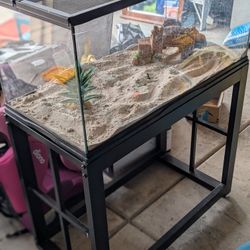 36X18X18 Reptile Terrarium & Stand