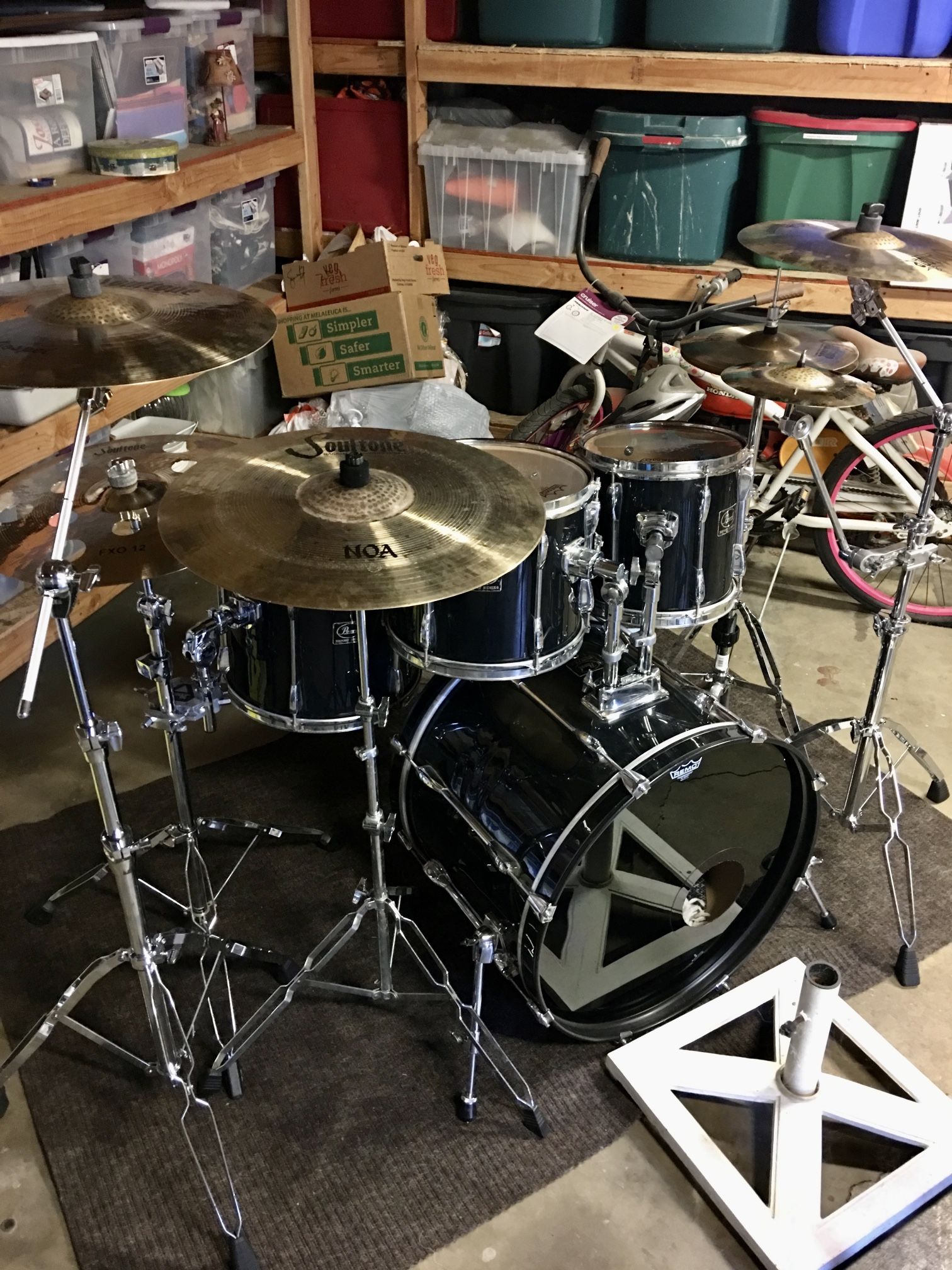 1990’s Pearl Export Series Drum Set