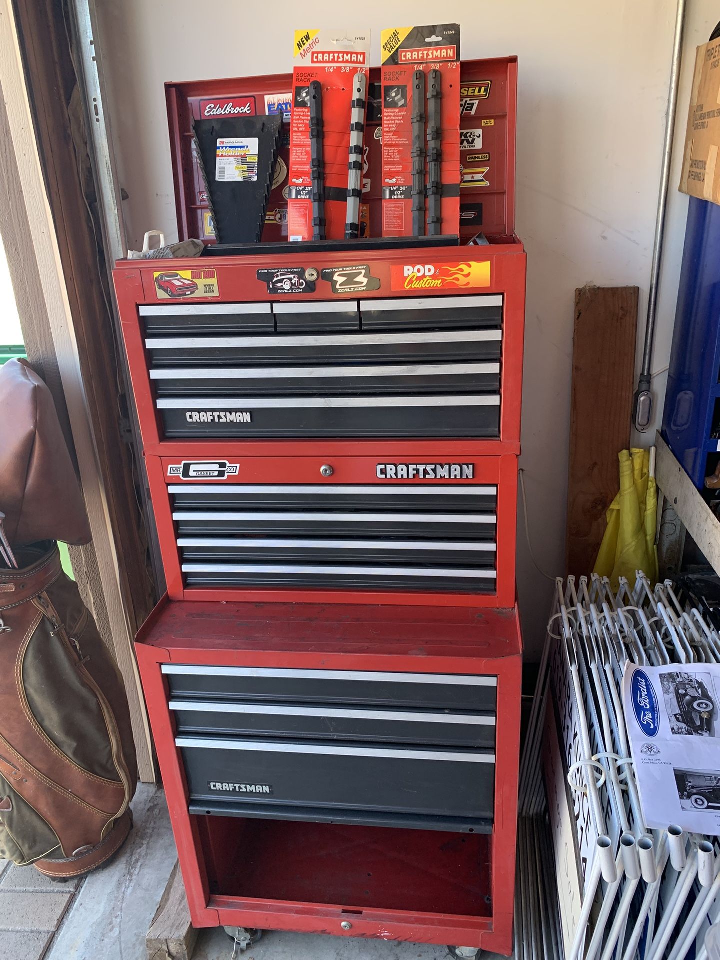 Craftsman Tool Box And Tools