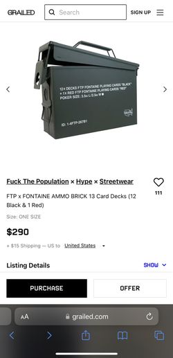 Ftp Ammo Box/playing Cards