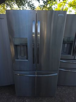 Frigidaire 36 in. 23 cu. ft. Counter Depth French Door Refrigerator in Stainless Steel
