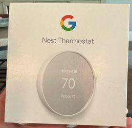 Google Nest Thermostat (2020-generation), Snow; with Trim Kit