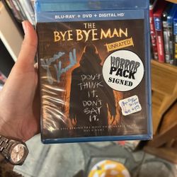 Bye Bye Man HORROR PACK SIGNED BluRay
