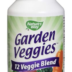 Nature's Way Nature's Way Garden Veggies, 12 Veggie Blend, 60 Vegetarian Capsules, 60 Count