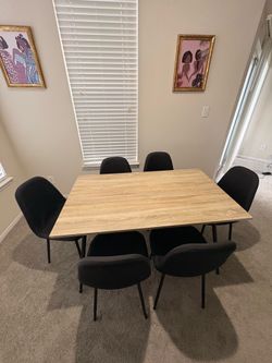 Dining Table with 6 Chairs