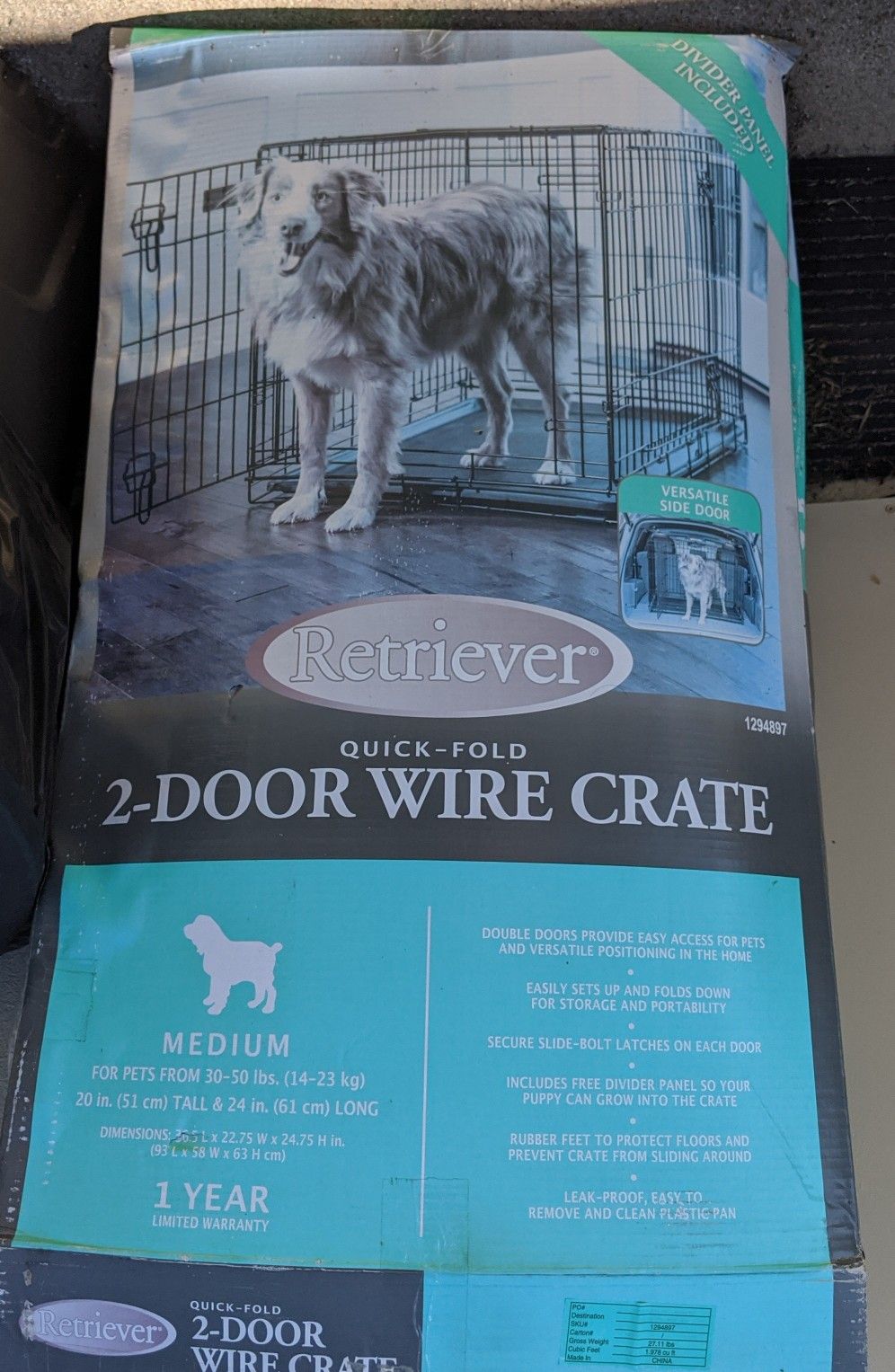 Pet crate medium