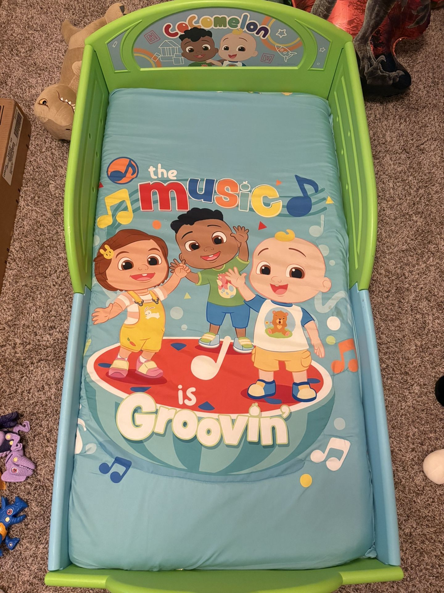 Cocomelon Toddler Bed And Mattress
