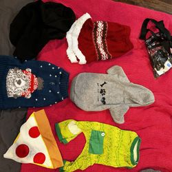 S/M dog Clothes Pj’s, Dresses, Sweater, Jackets, Ect