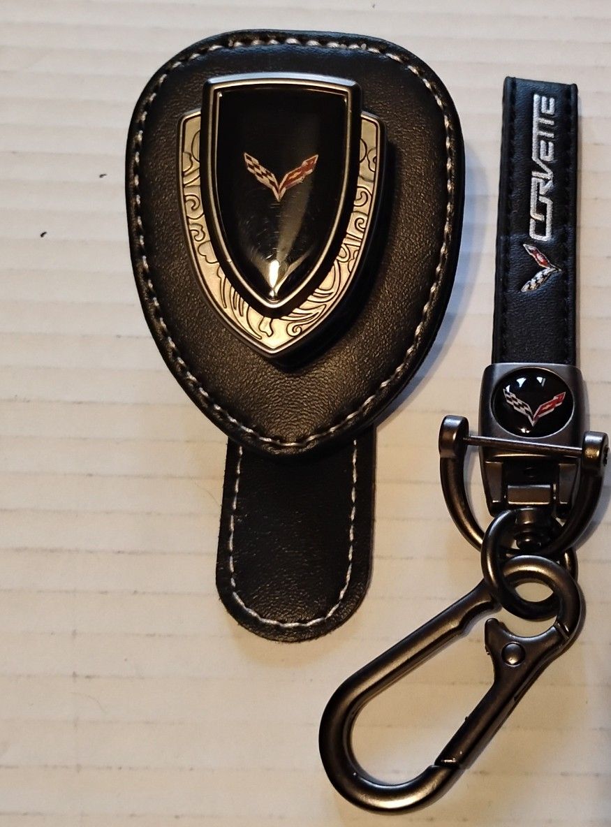 Corvette Keychain and Sunglasses Holder