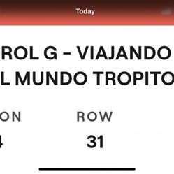 Karol G Tickets 