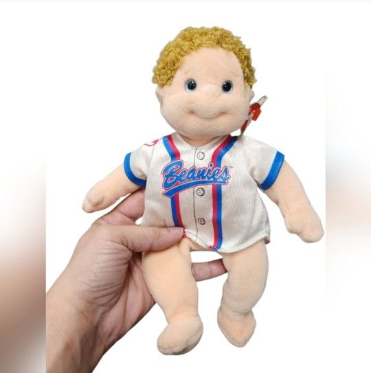Vintage 1994 Ty Beanie Kids Boomer With Beanies Jersey