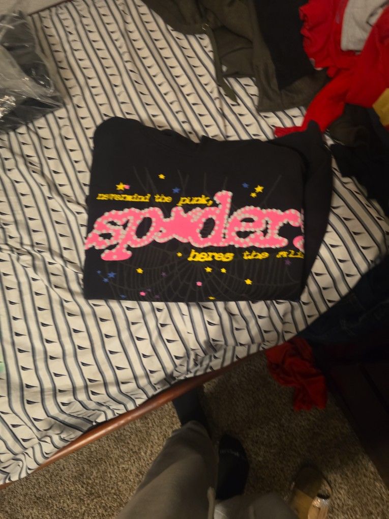 Pink Sp5der Hoodie