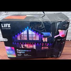 LIFX 30-Light 50 ft Outdoor Plug-In RGBW LED Smart Wi-Fi Permanent String-Light