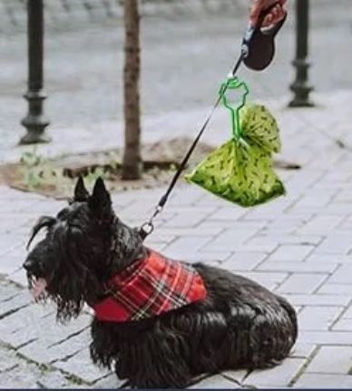 Used Poop Bag Holders