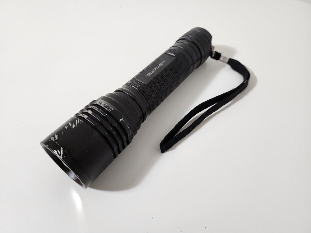 GearLight S2000 LED Flashlight High Lumens - Super Bright, Powerful, Mid-Size Tactical Flashlight for Outdoor Activity & Emergency Use