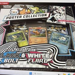 Pokemon black and white poster collection