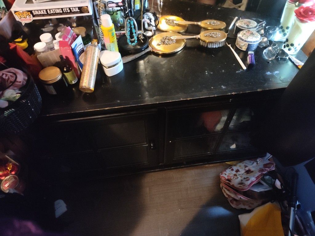 Black Night Stand Cabinet