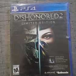 Dishonored 2 Limited Edition (New And Sealed)