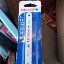 Lenox 2pc 12" 300mm And Craftsman Hacksaw Blades
