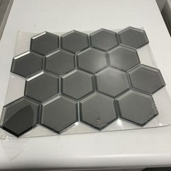 Tile Metallic Gray Kitchen H Bath