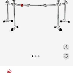 Custom Chrome Gibraltar Drum rack 