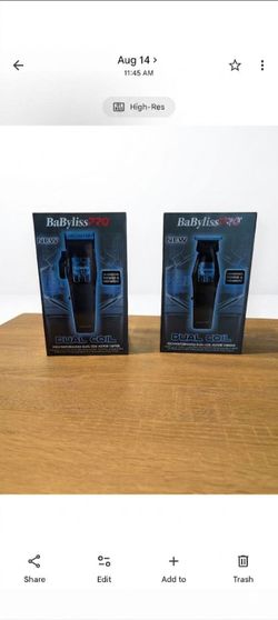 🔥 BaBylissPRO High-Performance Dual-Coil Clipper (FX95C) & Trimmer (FX95T) Combo Set 🔥