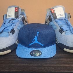 Jordan 4 Retro  (UNC) Sz 9