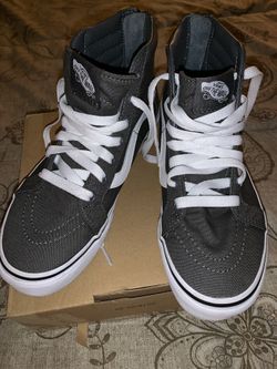 New Charcoal grey Vans size 4 (kids)