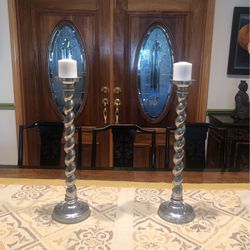 Candel Holders  Silver, Good Quality