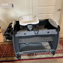 Infant Bed/ 2 Dining Chair and a Car Seat.