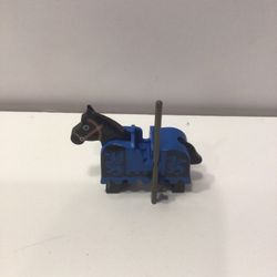 Lego Dragon horse Barding blue black Castle armor minifigure 6086 6085 6060