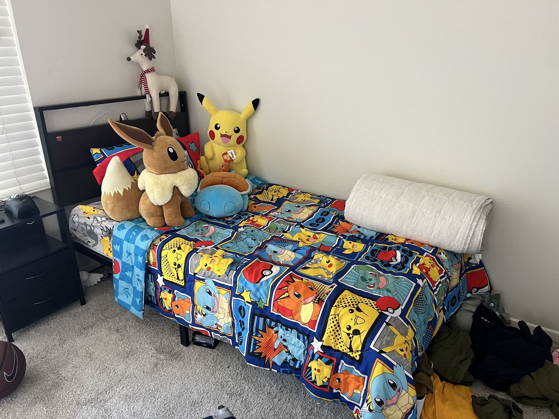Children's Bed With Night Stand And LED Light
