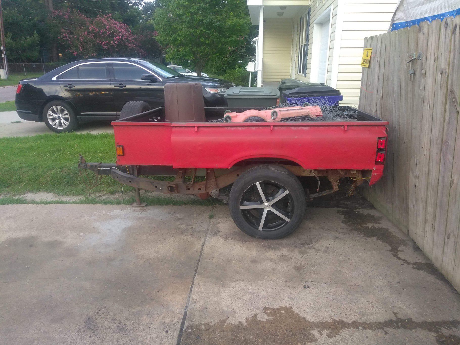Toyota truck bed trailer