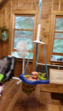 Baby door way jumpy swing