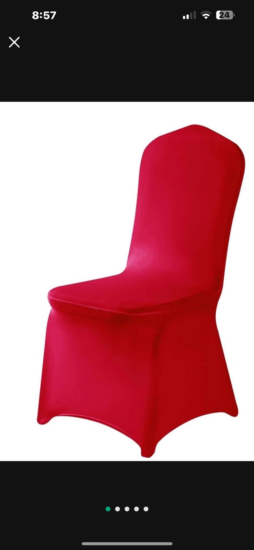 Spandex Chair Covers - 25PCS K(45)