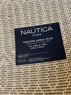 Home Indoor area rug - Nautica premium quality easy care
