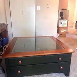 Glass Top Coffee Table