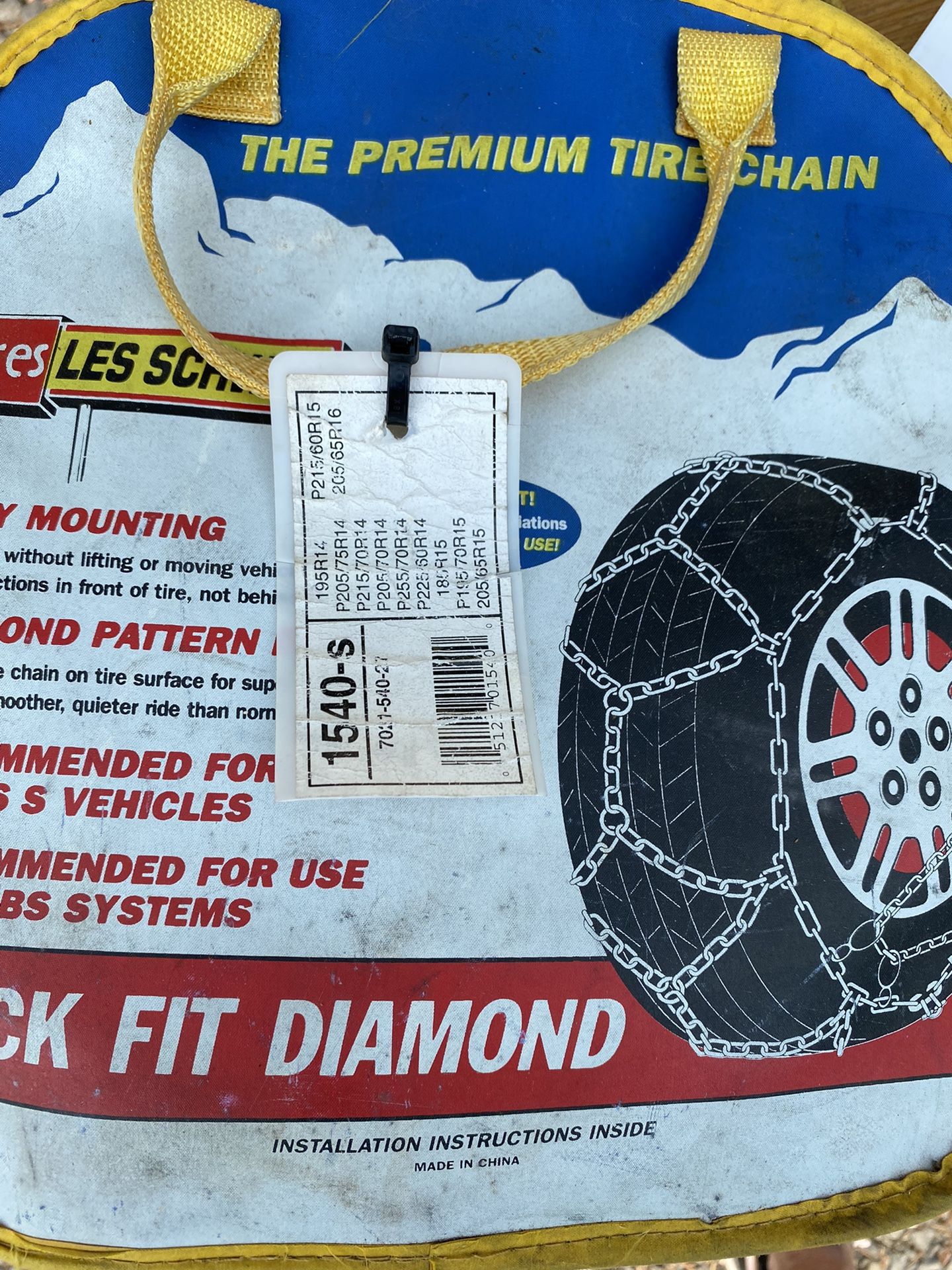 Tire Chains , Numbers On Pictures