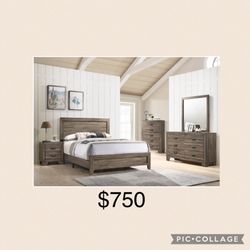 Queen Size 5 Pc Bedroom Set