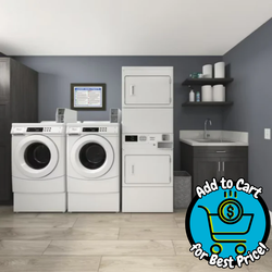 Whirlpool 7.4-cu ft Gas Commercial Dryer - Non-Coin