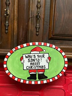 Free Christmas Santa Sign